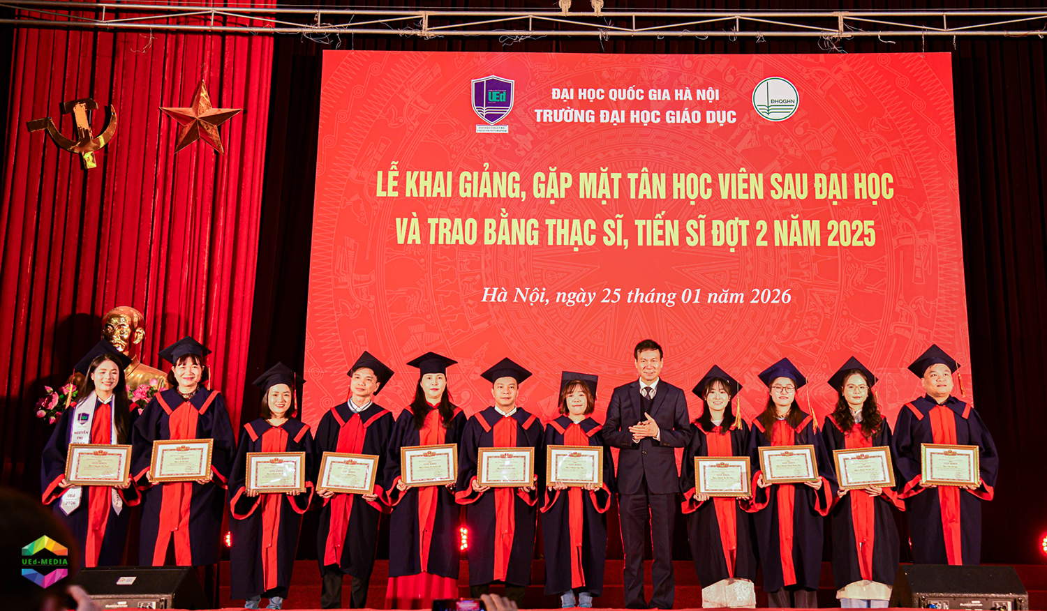 Lễ Khai giảng, Gặp mặt tân học viên Sau đại học và trao bằng Thạc sĩ, Tiến sĩ đợt 2 năm 2025: Ghi dấu chặng đường học thuật và khởi đầu hành trình mới