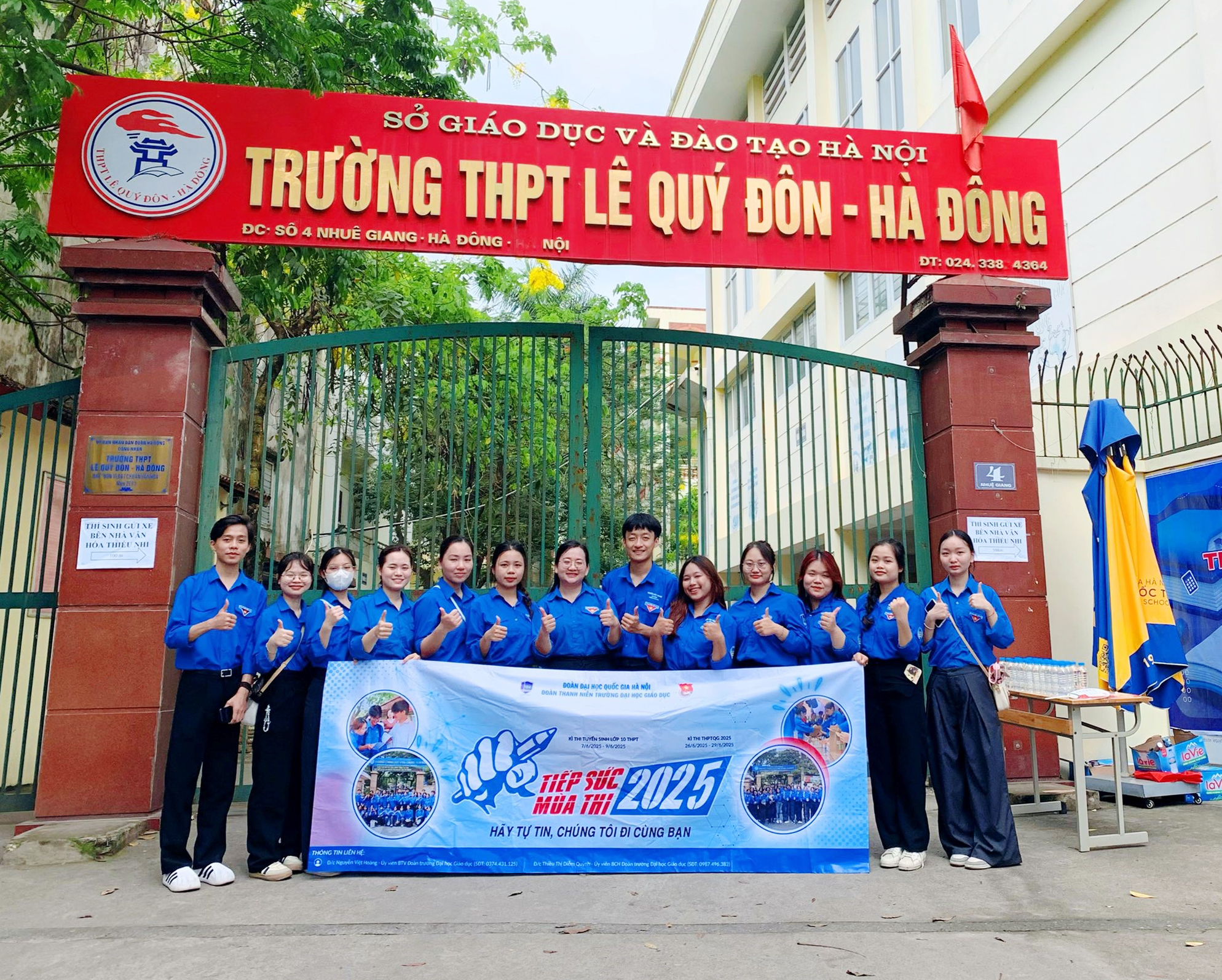 Ra quân tiếp sức mùa thi 2025: Những bước chân xanh nhiệt huyết