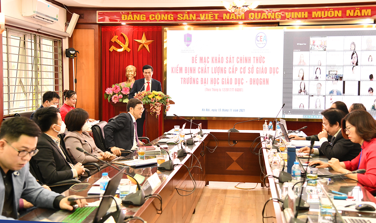 ĐHGD: Bế mạc khảo sát chính thức kiểm định chất lượng cấp cơ sở giáo dục chu kỳ 2