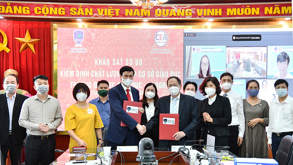 Khảo sát sơ bộ đánh giá ngoài cấp sơ sở giáo dục (chu kì 2) tại Trường Đại học Giáo dục