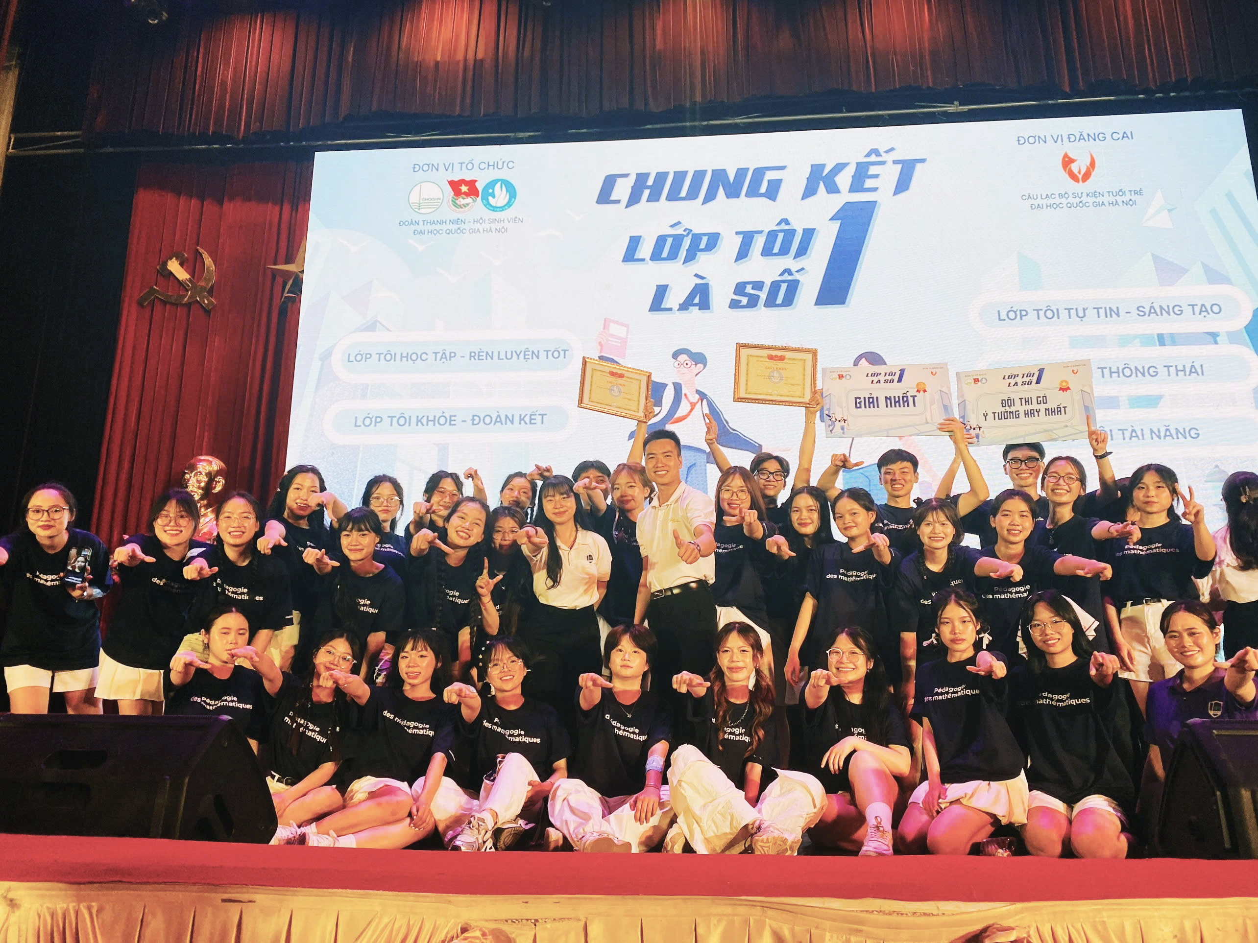 Đoàn thanh niên Trường Đại học Giáo dục xuất sắc giành giải Nhất tại cuộc thi “Lớp Tôi Là Số 1” cấp Đại học Quốc gia Hà Nội