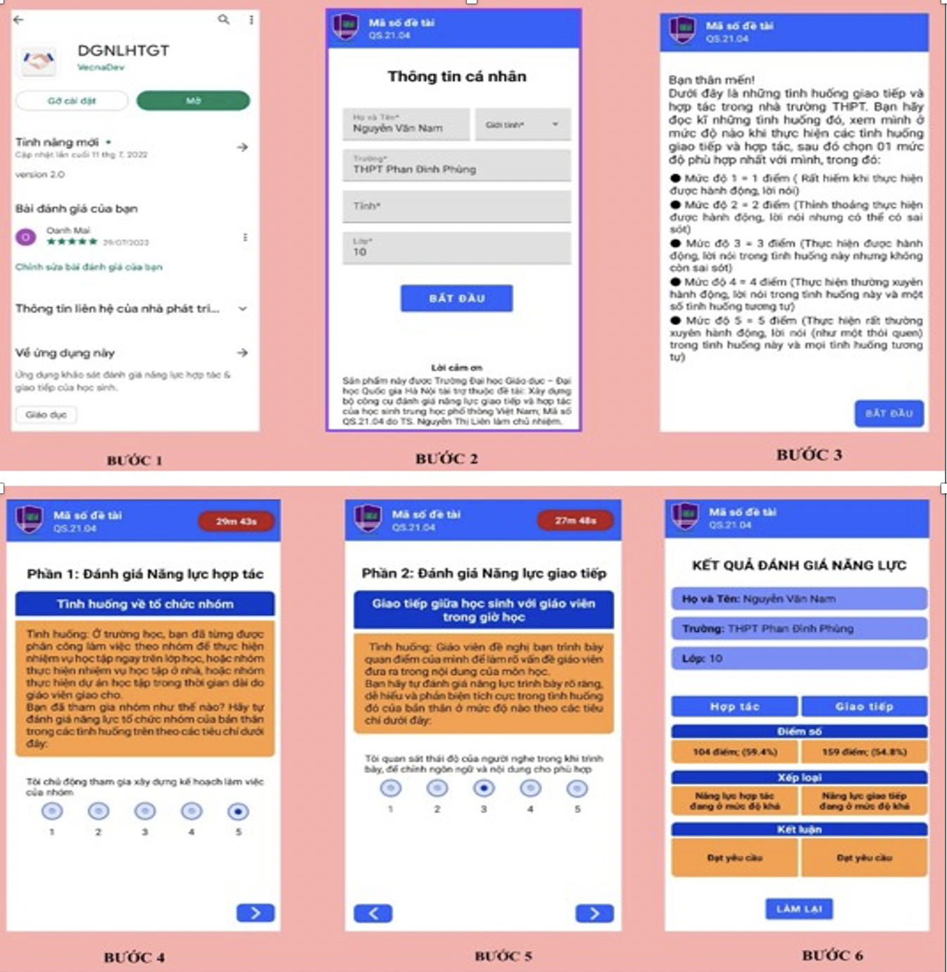 Đánh giá năng lực giao tiếp và hợp tác