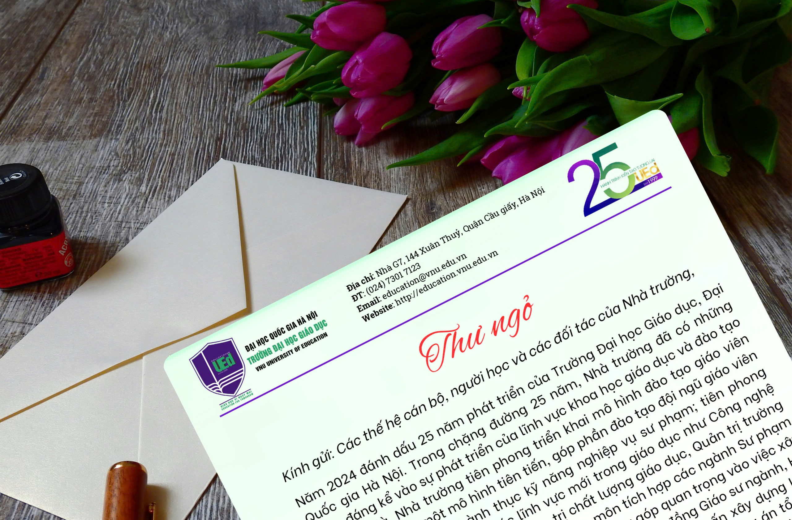 Thư ngỏ của Hiệu trưởng Trường Đại học Giáo dục