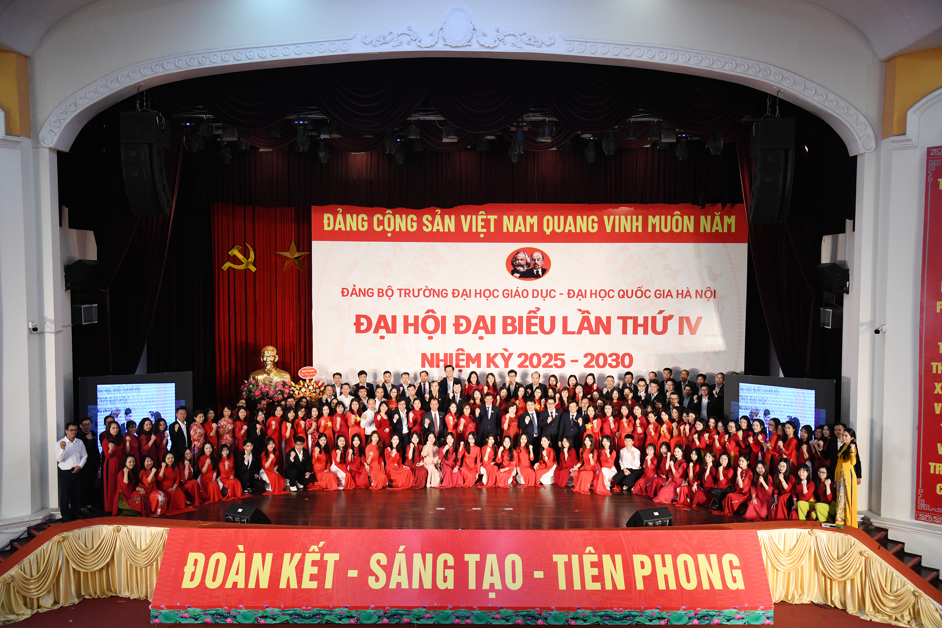 Đại hội đại biểu Đảng bộ Trường Đại học Giáo dục lần thứ IV, nhiệm kỳ 2025 – 2030: Đoàn kết – Sáng tạo – Tiên phong